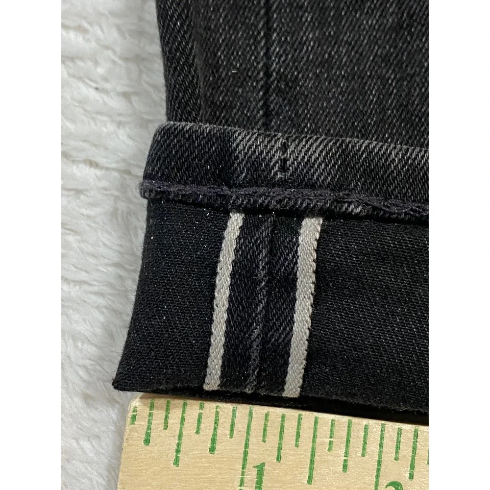 Banana Republic Mens Selvedge Denim Black Wash‎ Slim Jeans 32x32 673213-00